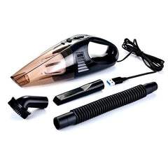 100W Cordless Car Vacuum Cleaner - Rechargeable Mini for Home or Auto