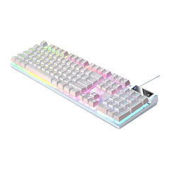 104-Key Wired Mechanical Gaming Keyboard with Backlit Typewriter