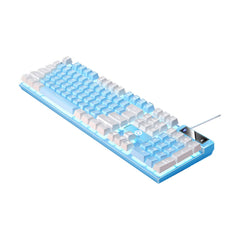 104-Key Wired Mechanical Gaming Keyboard with Backlit Typewriter