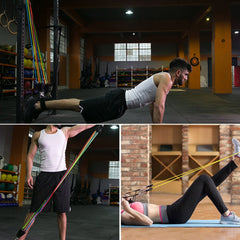 11-Piece Exercise Resistance Bands Pull Ropes Set