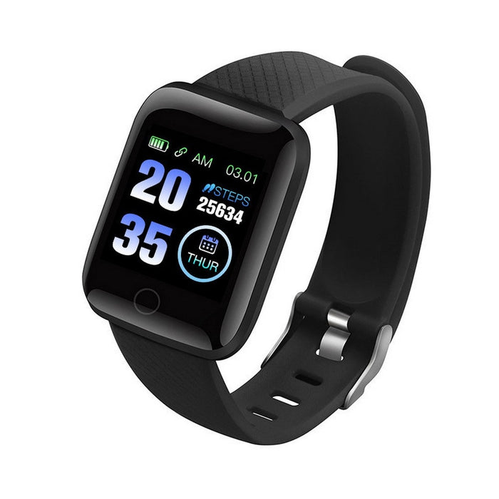 116plus Waterproof Smart Watch with Heart Rate Fitness Tracker