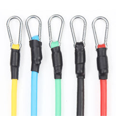 11pcs Resistance Band Set with Tubes for Home Gym Fitness Training