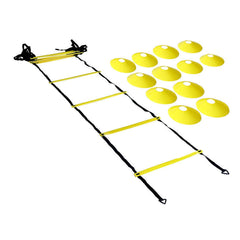 12-Rung Speed Agility Ladder Set for Soccer Football Footwork Training