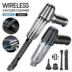 95000Pa/12000Pa Cordless Car Vacuum Cleaner - High Power Dust Blower