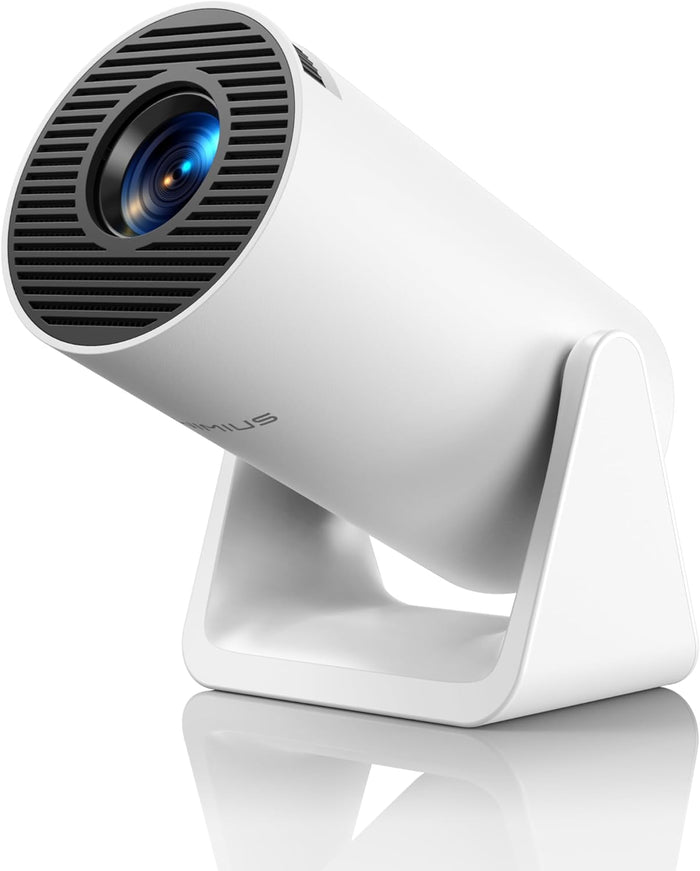 14000 Lumen Mini Projector - WiFi6 Bluetooth 4K 1080P Auto Keystone