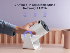 14000 Lumen Mini Projector - WiFi6 Bluetooth 4K 1080P Auto Keystone