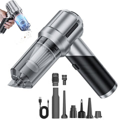 15000Pa Cordless Car Vacuum Cleaner - 4-in-1 with Brushless Motor