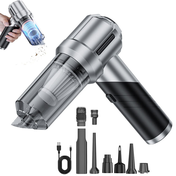 15000Pa Cordless Car Vacuum Cleaner - 4-in-1 with Brushless Motor