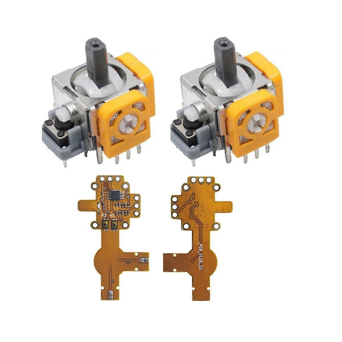 2PCS 3D Joystick with Calibration Board for Ring Adjustment