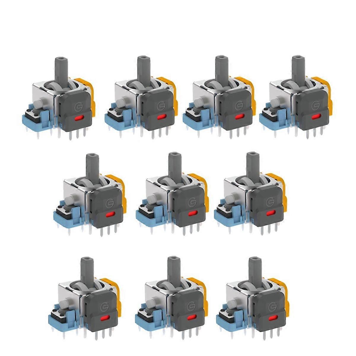10PCS 4th Gen Hall Joystick for High Precision Game Console