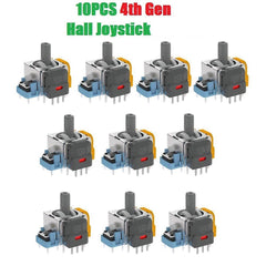 10PCS 4th Gen Hall Joystick for High Precision Game Console