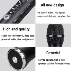 15W Bluetooth Wireless Microphone Speaker with FM