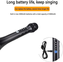 15W Bluetooth Wireless Microphone Speaker with FM
