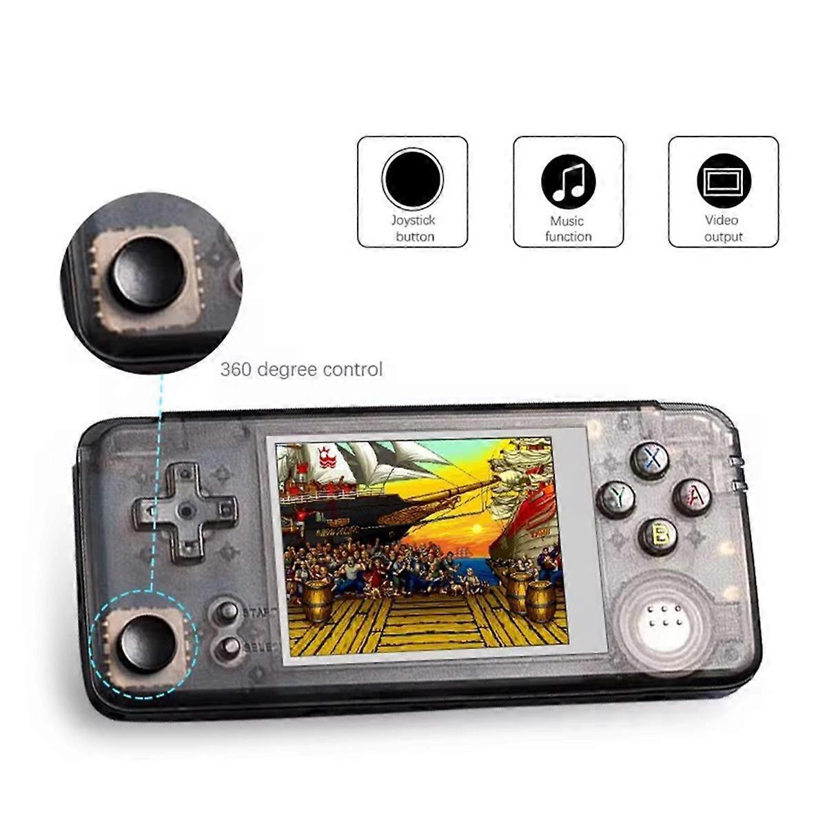 Retro Game Console 3000 Games 360¡ã Joystick 1800mAh Handheld Player
