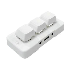 MK321G 3-Key Mini Mechanical Keyboard Blue Switch USB 2.4G for OSU