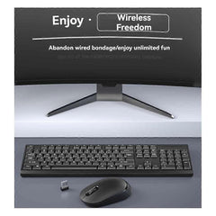 2.4G Wireless Keyboard and Mouse Set for Office Gaming PC Accessories