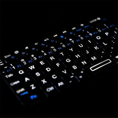 Mini Backlit Bluetooth Keyboard with IR Learning and 2.4G Touchpad