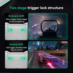 Wireless PC Gamepad with 1000Hz Return Rate & Hall Joysticks