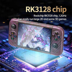 RG50XX Retro Game Console 5 Inch 64G 20000+ Games Linux 3D Joystick PSP