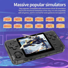 RGB10X Game Console 3.5 Inch IPS 16G+64G Open Source PSP Simulator