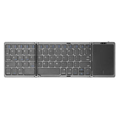 B089T Folding Wireless Bluetooth Keyboard with Trackpad for iOS