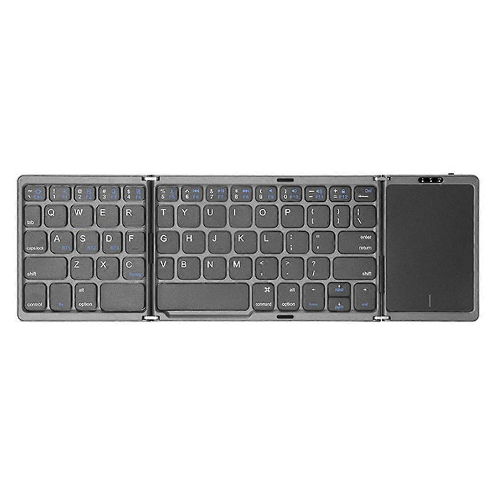 B089T Folding Wireless Bluetooth Keyboard with Trackpad for iOS