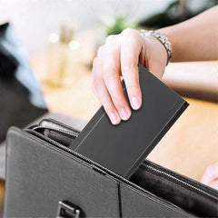 Folding Bluetooth Keyboard Two-Fold Portable Rechargeable for Office Use