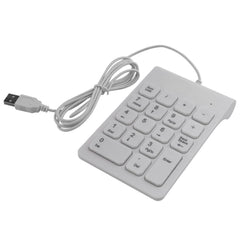 Mini USB Wired 18-Key Numeric Keypad for Accounting Laptop Windows