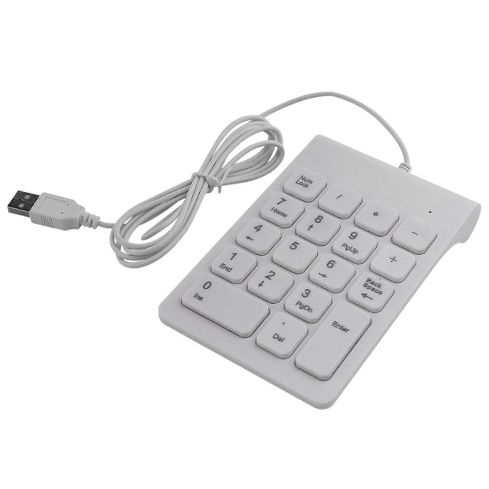 Mini USB Wired 18-Key Numeric Keypad for Accounting Laptop Windows