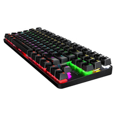Wired Mechanical Gaming Keyboard 87 Keys RGB Backlit for Gamers