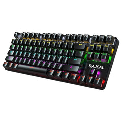 Wired Mechanical Gaming Keyboard 87 Keys RGB Backlit for Gamers