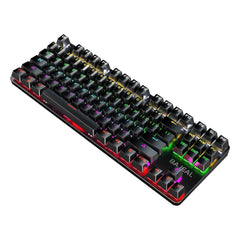 Wired Mechanical Gaming Keyboard 87 Keys RGB Backlit for Gamers