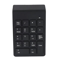 Wireless 18-Key Numeric Keypad with USB Receiver for Laptop Windows