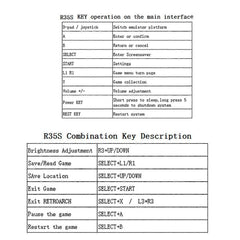 R35S Retro Handheld Game Console 3.5 Inch IPS 16G+64G 10000+ Games