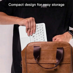 10-Inch Colorful Backlit Bluetooth Keyboard for Tablet