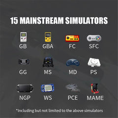 V90 Retro Game Console 3.0 Inch IPS 64G Open Source Handheld Player