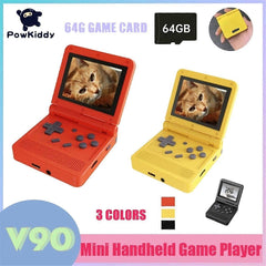V90 Retro Game Console 3.0 Inch IPS 64G Open Source Handheld Player