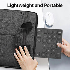 Dual Bluetooth Rechargeable Numeric Keypad Wireless for PC Laptop