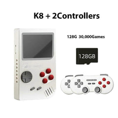 K8 Retro PSP Game Console 4K HD Dual Controller 2.4G Fast Cooling
