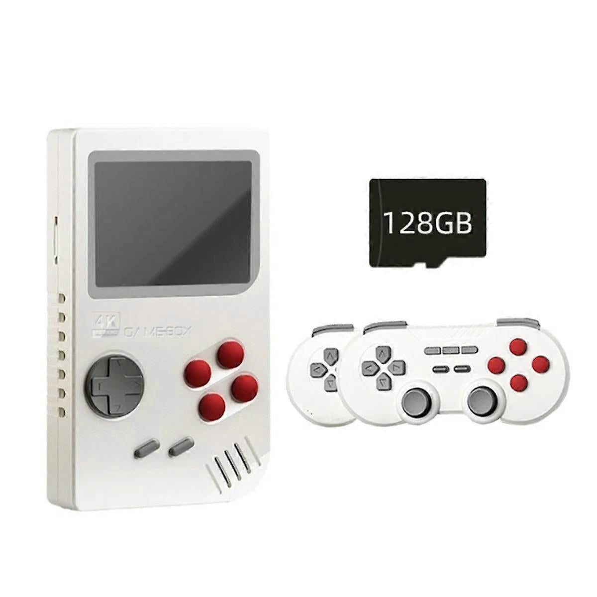 K8 Retro PSP Game Console 4K HD Dual Controller 2.4G Fast Cooling