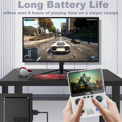 X6 Handheld Game Console 3.5 Inch IPS 10000+ Games 11 Simulators