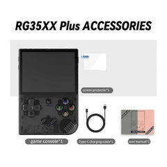 RG35XX PLUS Retro Game Console 3.5 Inch IPS 64G 5000+ Games TV