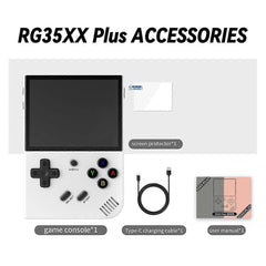 RG35XX PLUS Game Console + Bag 3.5 Inch IPS 64G+128G 10000 Games
