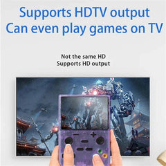 XGB35 Handheld Game Console 3.5 Inch 10000+ Games Linux Dual Player