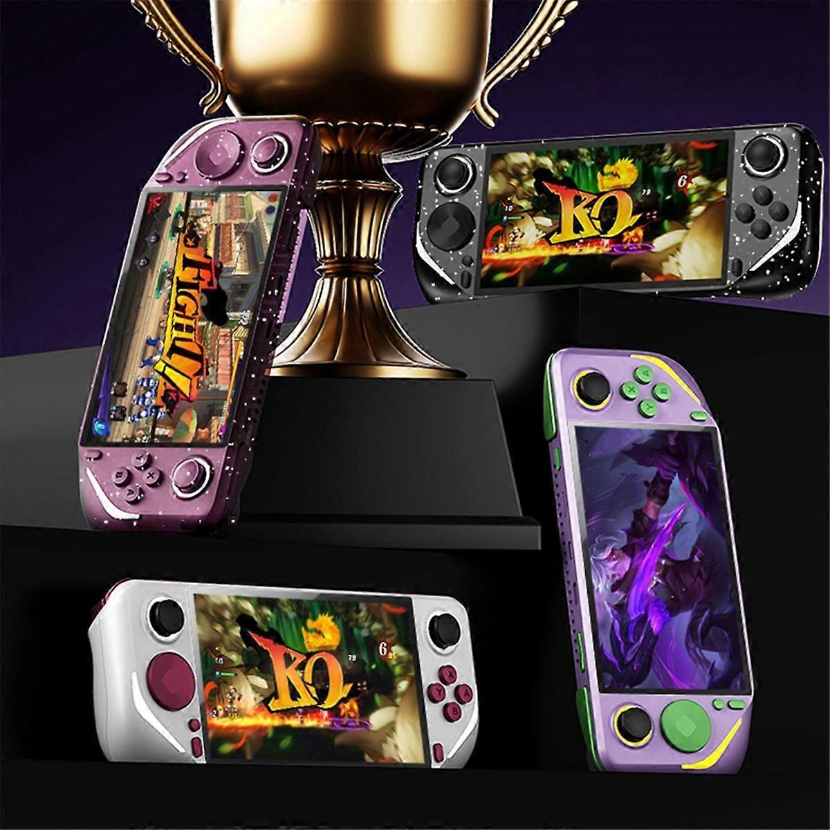 E6 Plus Handheld Game Console 5 Inch 32G 10000 Games + 2 Controllers