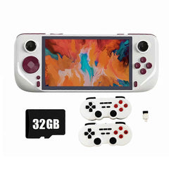 E6 Plus Handheld Game Console 5 Inch 32G 10000 Games + 2 Controllers