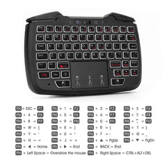 RK707 2.4GHz Wireless Gaming Keyboard Mouse Combo for PC Raspberry