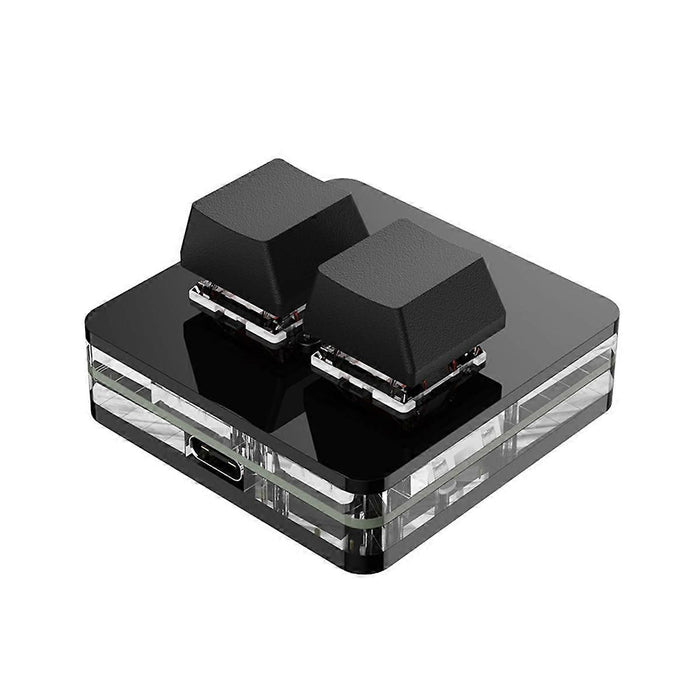 2-Key Custom Mini RGB OSU Macro Mechanical Keyboard for Gaming