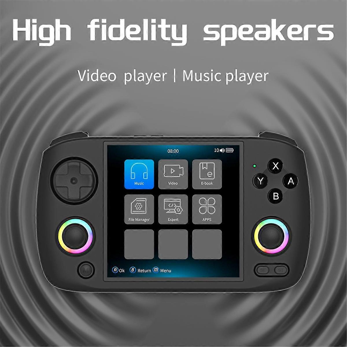 RG CubeXX Retro Game Console 32G RGB Joystick WiFi Bluetooth Player