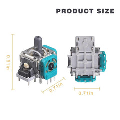 10PCS 3D Analog Joystick Repair Parts for Console S